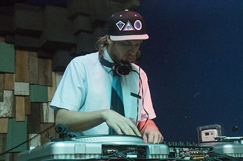 A DJ provided live music at Gasa Gasa on Sunday during a Tales of the Cocktail event. The event, Freret Street Sunday, included bars and restaurants up and down the street. (Zach Brien, UptownMessenger.com)