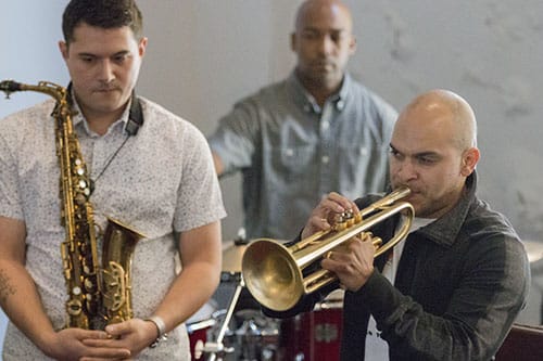 Irvin Mayfield and his band perform at the New Orleans Jazz Market on Oretha Castle Haley during First Fridays on the Boulevard on July 1. The event highlighted businesses on Oretha Castle Haley and included drink and food specials, art exhibits and live music.
