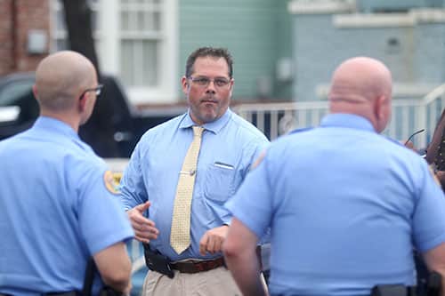 On Thursday there was a fatal shooting in the 2200 block of Peniston street uptown. (Zach Brien, UptownMessenger.com)