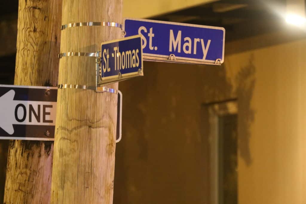 On Monday evening there was a homicide in the 600 block of St. Mary street near St. Thomas. One woman was killed in the incident according to the NOPD. (Zach Brien, UptownMessenger.com)
