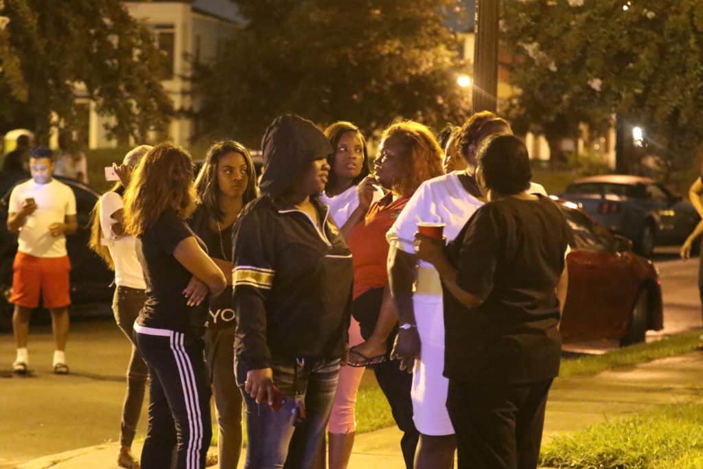 On Monday evening there was a homicide in the 600 block of St. Mary street near St. Thomas. One woman was killed in the incident according to the NOPD. (Zach Brien, UptownMessenger.com)