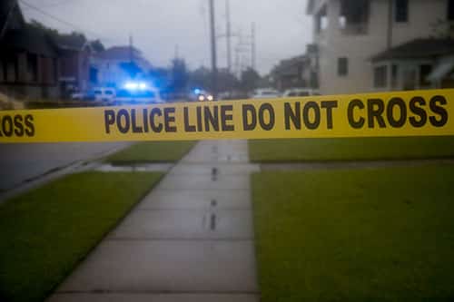 On Thursday there was a fatal shooting in the 2200 block of Peniston street uptown. (Zach Brien, UptownMessenger.com)