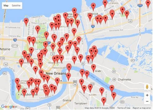 NORDC Facilities (map by Owen Courreges via Google)