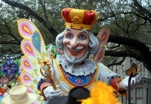 Gold Beads Mardi Gras Beads The Butterfly King Beads Krewe of Rex 