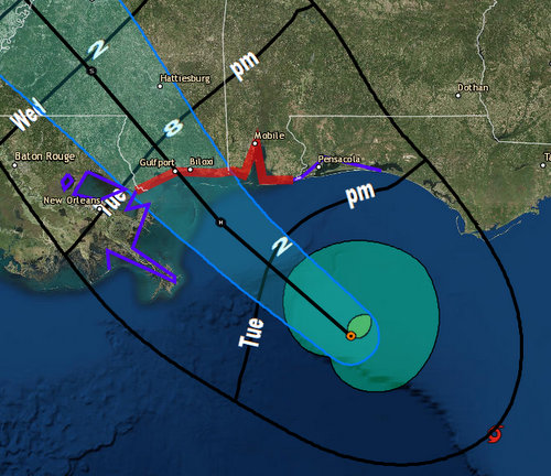 Tropical Storm Gordon may strengthening into a hurricane by 7 p.m. tonight