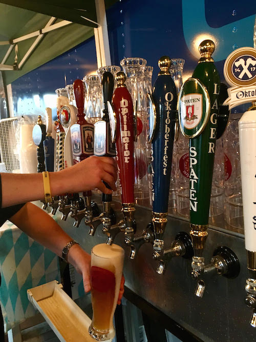German beers on tap at Deutsches Haus’ Oktoberfest